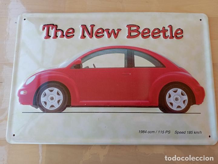 Cajas y cajitas met&aacute;licas: CHAPA THE NEW BEETLE