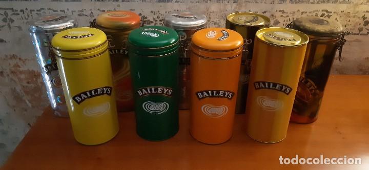 Cajas y cajitas met&aacute;licas: 9 LATAS BAILEYS - Foto 1