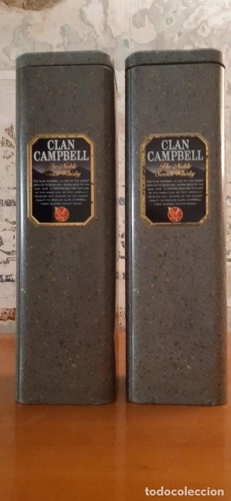 Cajas y cajitas met&aacute;licas: 2 LATAS DE CLAN CAMPBELL - Foto 3
