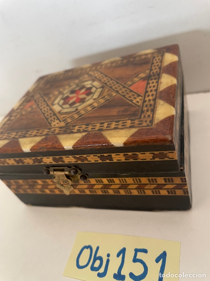 Cajas y cajitas met&aacute;licas: Caja joyero marqueter&iacute;a - Foto 2