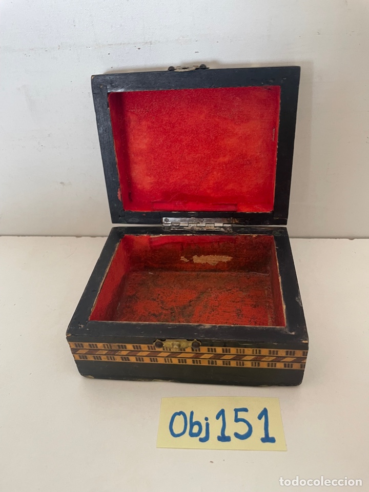 Cajas y cajitas met&aacute;licas: Caja joyero marqueter&iacute;a - Foto 3