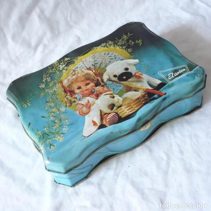 Casse e cassette metalliche: Caja de chapa Pastillas de caf&eacute; y leche El Avi&oacute;n, Logro&ntilde;o