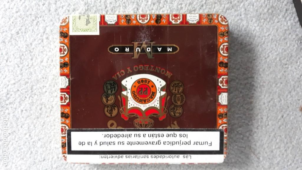 Casse e cassette metalliche: caja metalica de cigarrillos Maduro .vacia