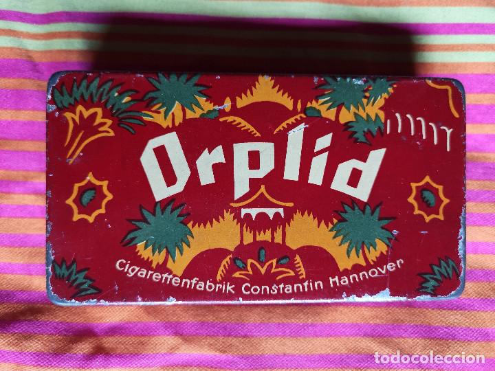 Casse e cassette metalliche: CAJA METALICA - CIGARRILLOS ORPLID No 50 - HANNOVER ALEMANIA