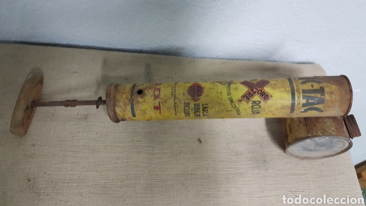 Blechdosen und Kisten: Dispensador de insecticida con DDT hojalata