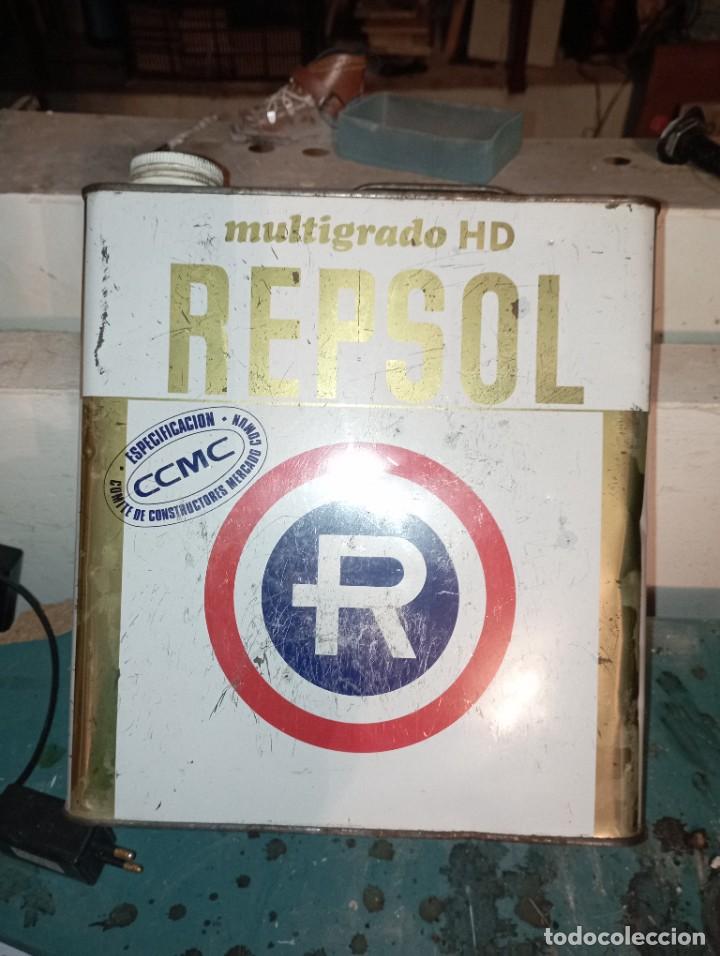 Cajas y cajitas met&aacute;licas: Lata aceite repsol - Foto 1
