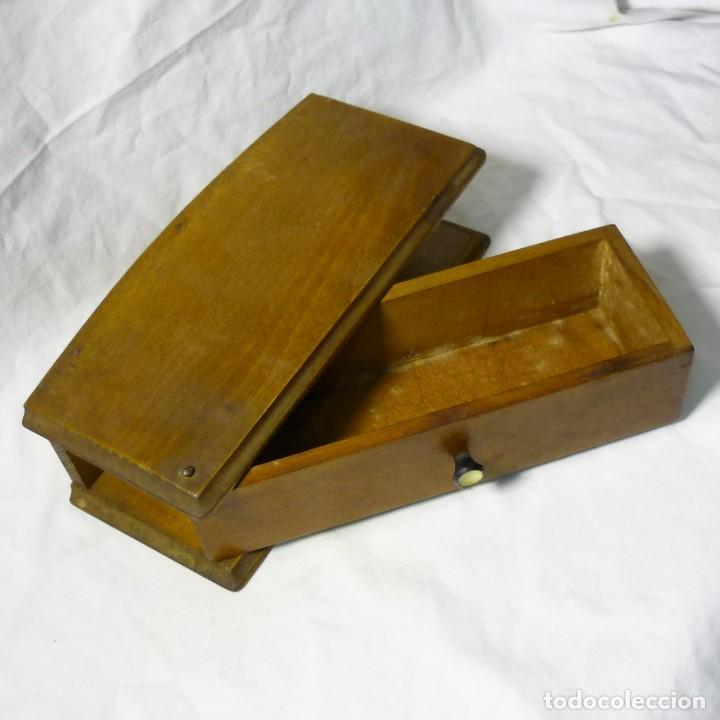 Casse e cassette metalliche: Caja caj&oacute;n de madera con apertura lateral giratoria