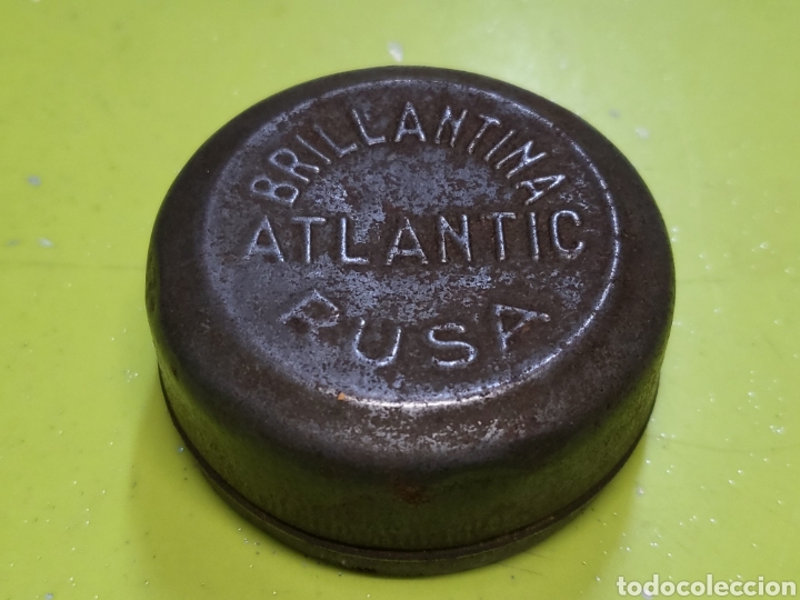 Boxes and metal boxes: CAJA MET&Aacute;LICA VACIA DE BRILLANTINA ATLANTIC RUSA