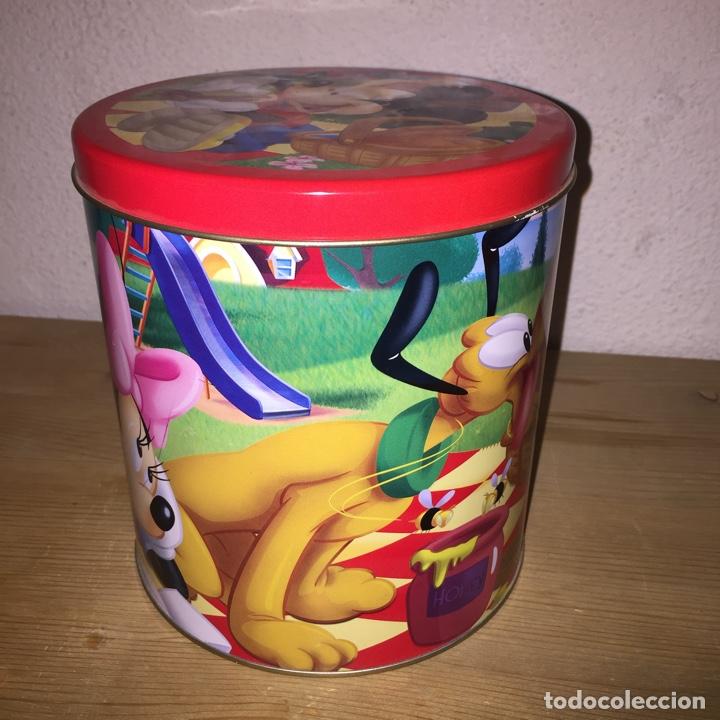 Cajas y cajitas met&aacute;licas: Bote met&aacute;lico hojalata Walt Disney - Mickey - Minnie - Mouse - A&ntilde;os 90