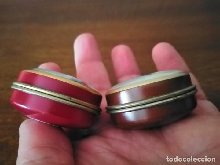 Cajas y cajitas met&aacute;licas: Pareja de pastilleros. - Foto 5