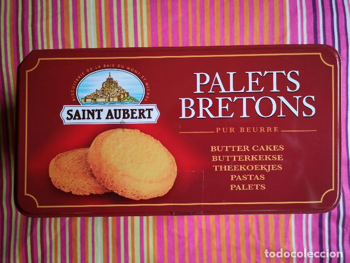 Caixas e caixinhas met&aacute;licas: CAJA METALICA FRANCIA - PALETS BRETONS SAINT AUBERT - Galletas de Mantequilla.