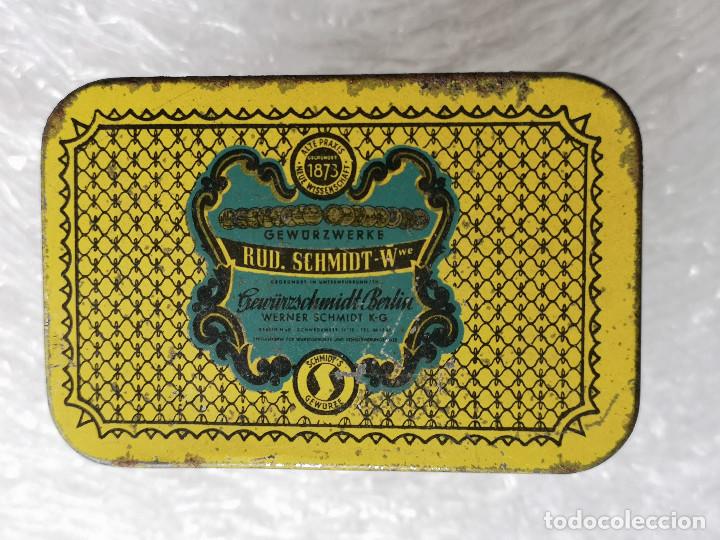 Casse e cassette metalliche: CAJA METALICA ALEMANIA - GEW&Uuml;RZWERKE GEWURZSCHMIDT BERLIN - Especias de Calidad