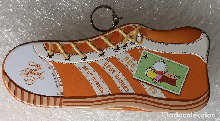 Casse e cassette metalliche: CAJA METALICA EN FORMA DE ZAPATO - Best Wishes My Friend - Made in China