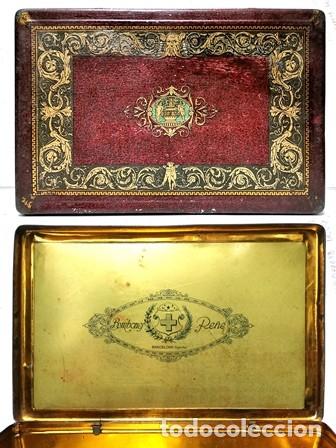 Cajas y cajitas met&aacute;licas: CAJA DE METAL BOMBONES RE&Ntilde;E - BARCELONA, ESPA&Ntilde;A (CAJA VACIA) - CAJAMETALICA-1269
