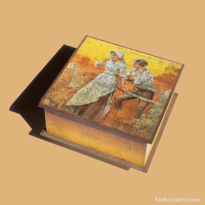 Cajas y cajitas met&aacute;licas: CAJA LATA DE GALLETAS OLIBET. ERRENTERIA (antes RENTERIA). GIPUZKOA. PAIS VASCO. A&Ntilde;OS 20-30.