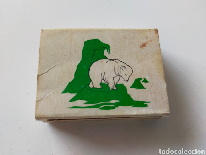 Cajas y cajitas met&aacute;licas: ANTIGUA CAJA DE CERILLAS A&Ntilde;OS 40