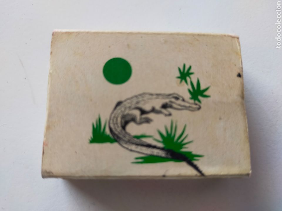 Cajas y cajitas met&aacute;licas: ANTIGUA CAJA DE CERILLAS A&Ntilde;OS 40