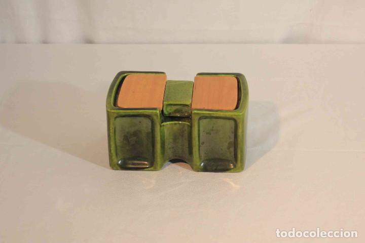 Cajas y cajitas met&aacute;licas: CAJA PORCELANA VERDE