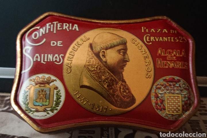 Caixas e caixinhas met&aacute;licas: Caja almendras Alcal&aacute; de Henares, Salinas, gran estado, Madrid, ved fotos