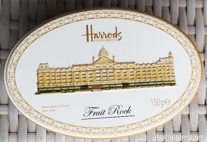 Caixas e caixinhas met&aacute;licas: CAJA METALICA UK - HARRODS - CARAMELOS FRUIT ROCK