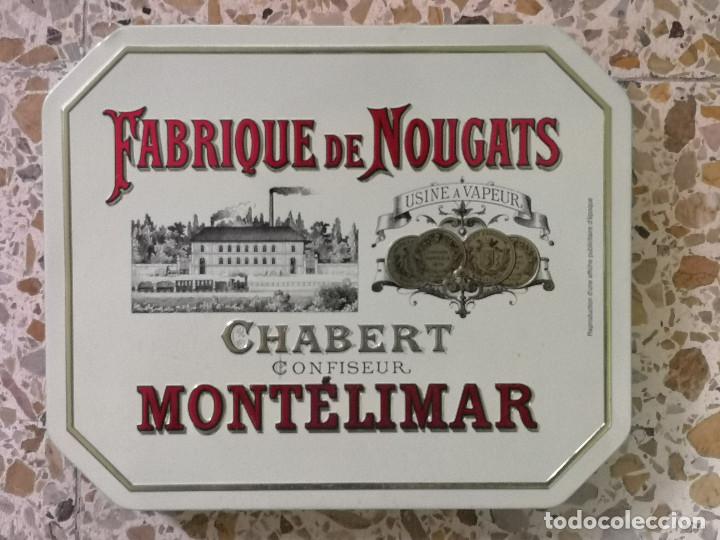 Caixas e caixinhas met&aacute;licas: CAJA METALICA FRANCIA - FABRIQUE DE NOUGATS MONT&Eacute;LIMAR - CHABERT CONFISEUR