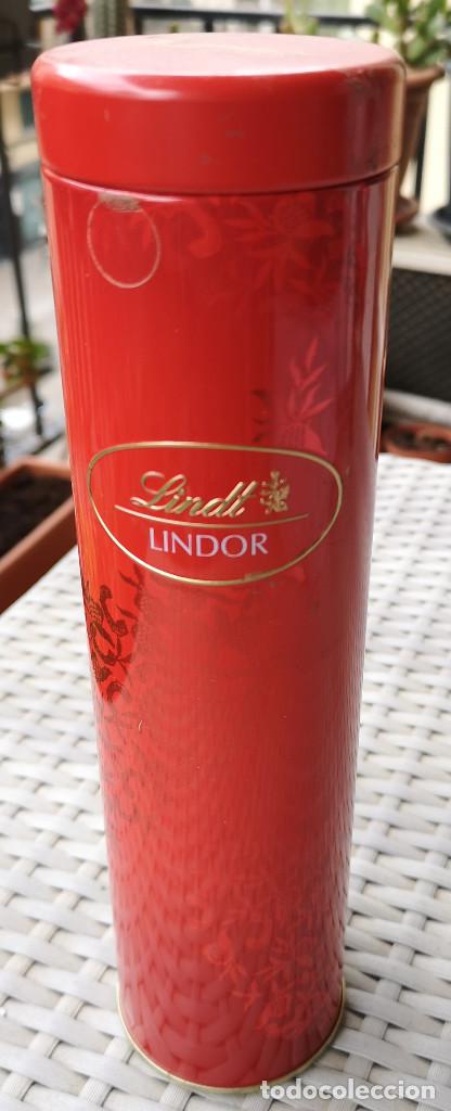 Caixas e caixinhas met&aacute;licas: CAJA METALICA - LINDT LINDOR - Bombones de Chocolate