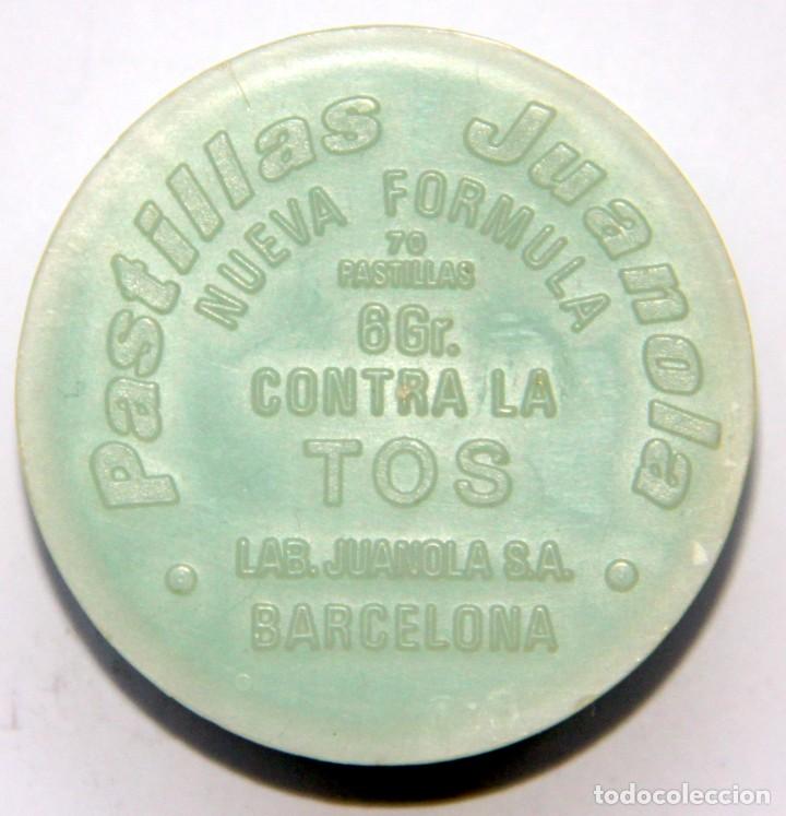 Cajas y cajitas met&aacute;licas: Pastillas Juanola - caja farmacia 1970's pl&aacute;stico duro - verde - vac&iacute;a