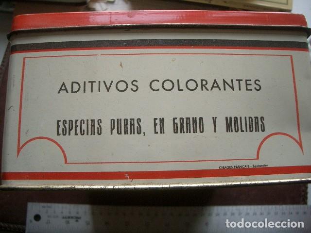 Cajas y cajitas met&aacute;licas: Caja de azafr&aacute;n de La Mancha y Arag&oacute;n. - Foto 3