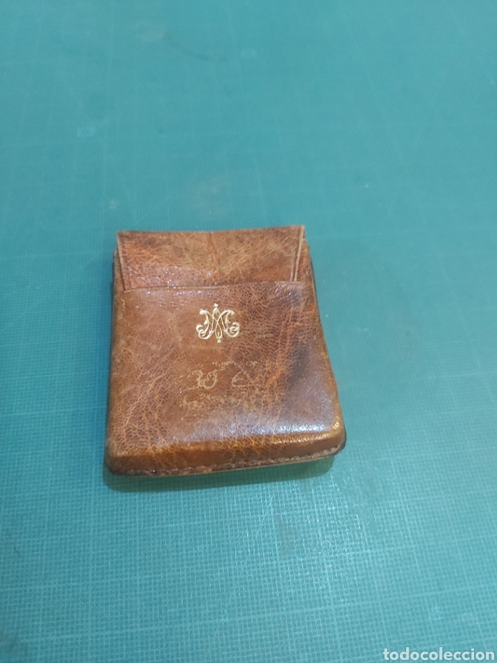 Cajas y cajitas met&aacute;licas: ESTUCHE PIEL ROSARIO ECT.