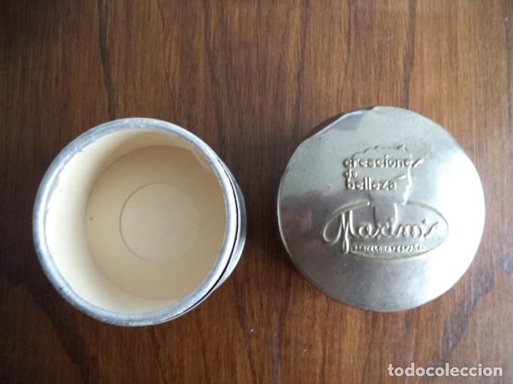 Cajas y cajitas met&aacute;licas: Caja de polvos Maxims.perfumeria..cosmetica colmado..cosmeticos
