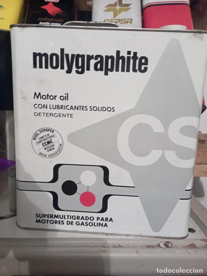 Cajas y cajitas met&aacute;licas: Lata aceite Molygrafite - Foto 1