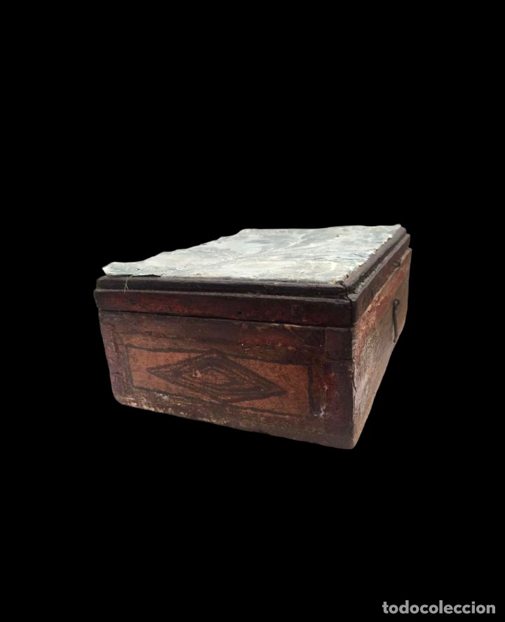 Cajas y cajitas met&aacute;licas: Caja policromada s. XVIII - Foto 2