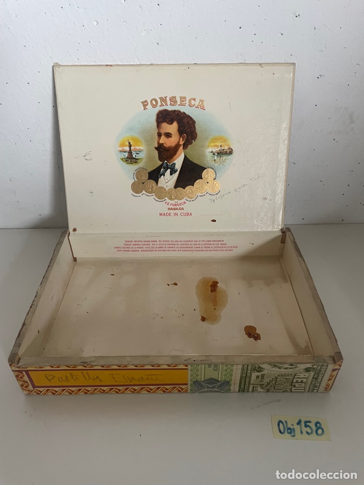 Cajas y cajitas met&aacute;licas: Caja de puros Fonseca - Foto 2