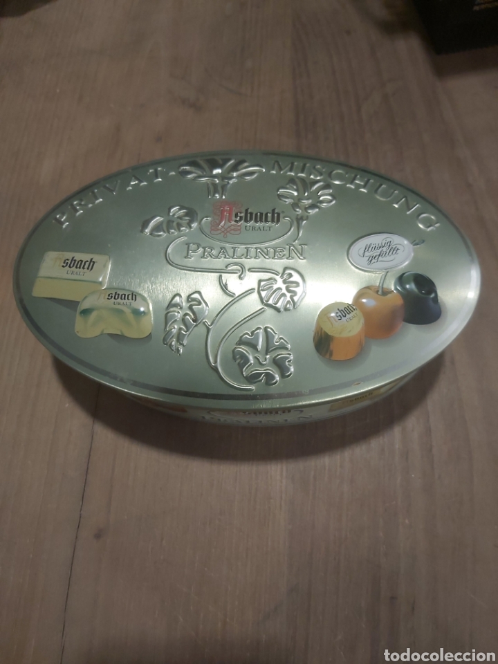 Blechdosen und Kisten: 2009 CAJA MET&Aacute;LICA ASBACH BOMBONES CHICOLATE ALEMANIA 180 G