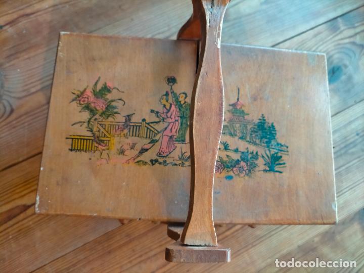 costurero madera antiguo - Compra venta en todocoleccion