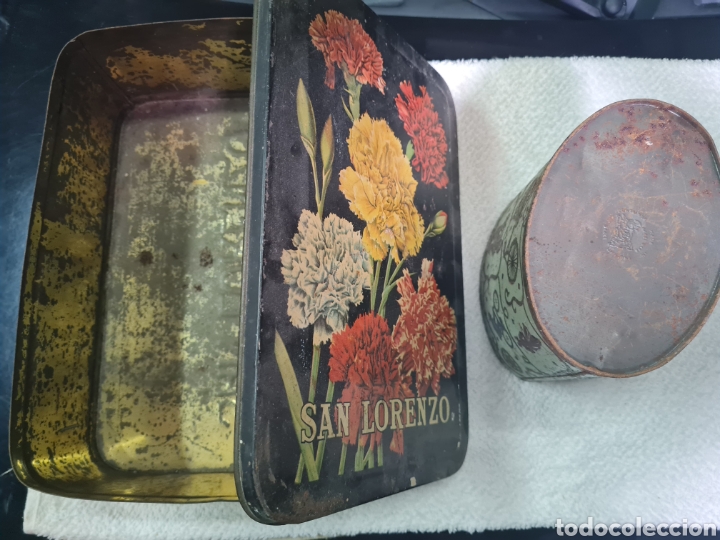 Cajas y cajitas met&aacute;licas: 2 antiguas cajas de metal - Foto 4