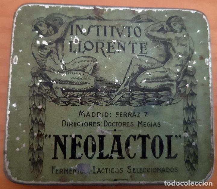 Cajas y cajitas met&aacute;licas: NEOLACTOL - INSTITUTO LLORENTE - MADRID - Foto 1