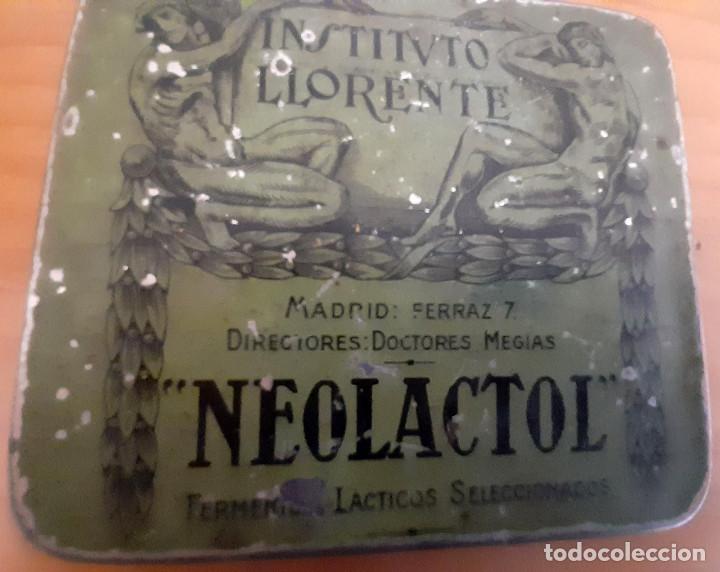 Cajas y cajitas met&aacute;licas: NEOLACTOL - INSTITUTO LLORENTE - MADRID - Foto 3