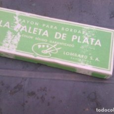 Cajas y cajitas metálicas: LA PALETA DE PLATA - BONITA Y ANTIGUA CAJA - ANTAÑO DE PINTURAS - LOMBARD S.A. - VINTAGE