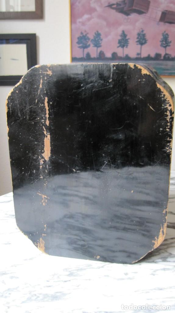 Cajas y cajitas met&aacute;licas: CAJA DE MADERA LACADA - FINALES S.XIX - Foto 19
