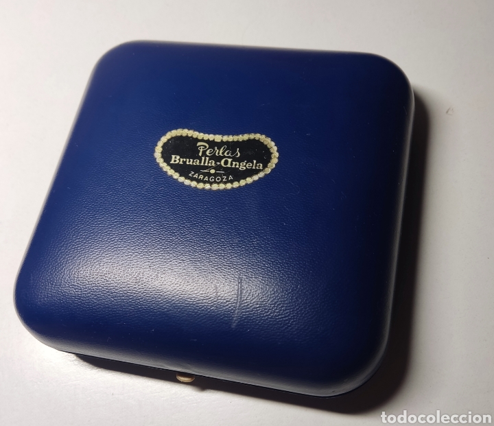 Cajas y cajitas met&aacute;licas: ANTIGUO ESTUCHE DE JOYER&Iacute;A cajita para joyas BRUALLA Zaragoza