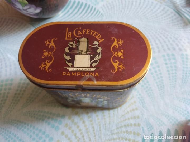 Cajas y cajitas met&aacute;licas: Lata caramelos, marca La cafetera, Pamplona. - Foto 2