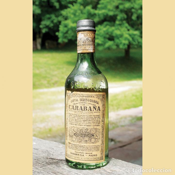 Cajas y cajitas met&aacute;licas: AGUA DE CARABA&Ntilde;A. BOTELLA PRECINTADA, SIN ABRIR, CON TODO SU CONTENIDO.
