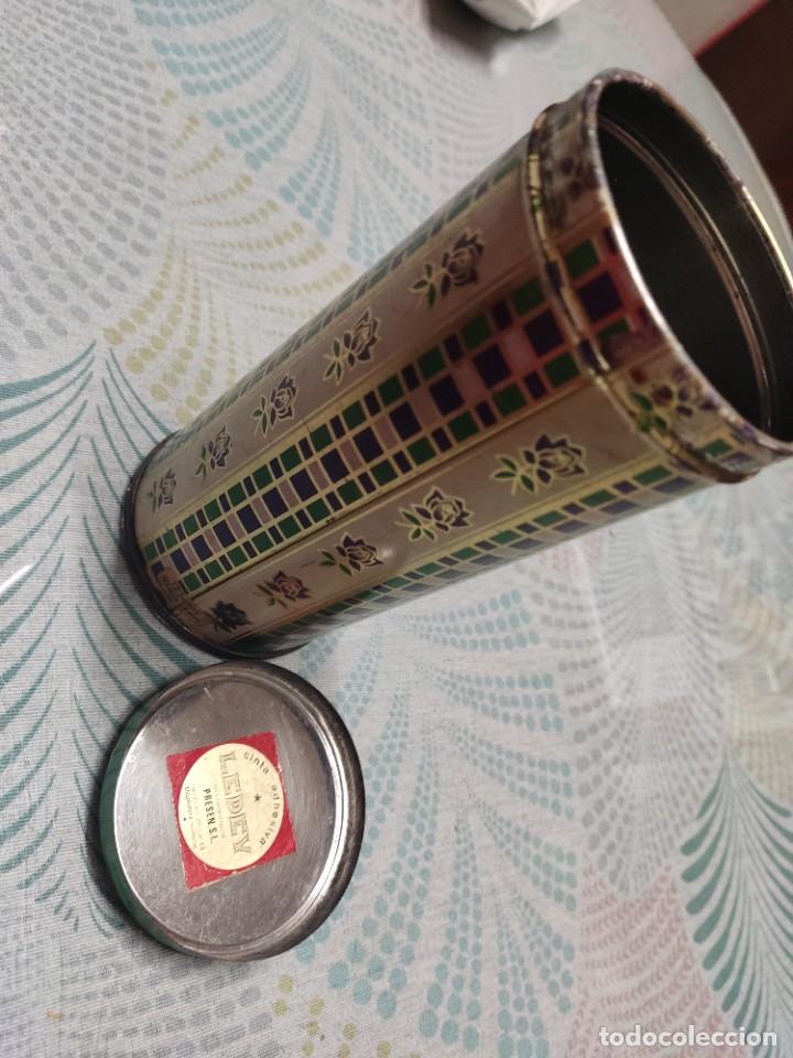 Cajas y cajitas met&aacute;licas: LATA DE CINTA ADHESIVA LEDEY LLAGOSTERA GERONA MIREN FOTOS