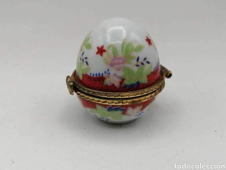 Cajas y cajitas met&aacute;licas: Caja pastillero porcelana