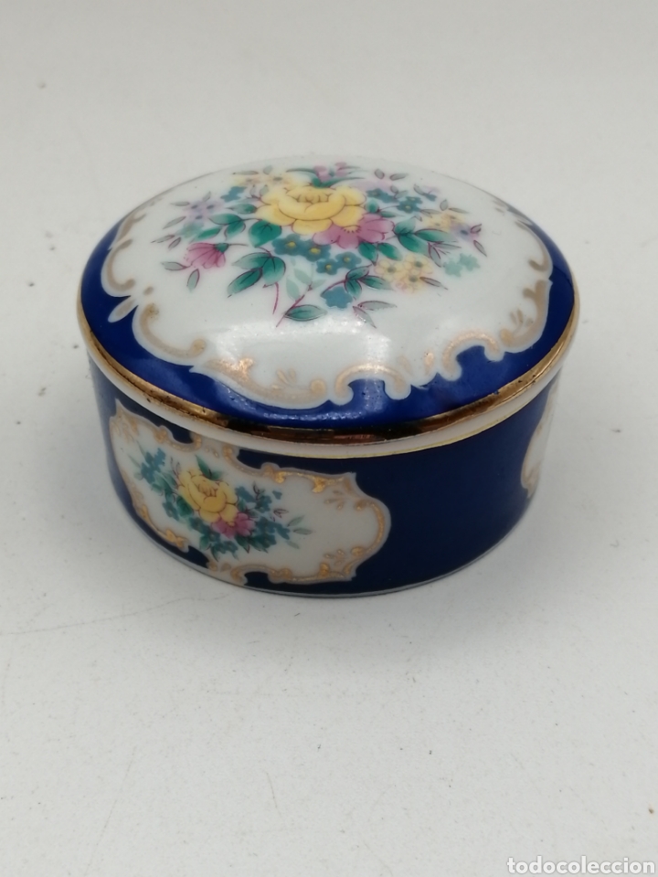 Cajas y cajitas met&aacute;licas: Caja pastillero porcelana Shibata Japan