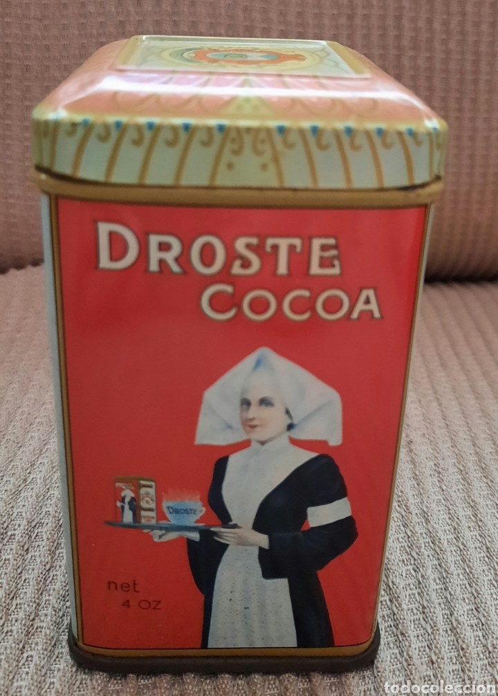 Cajas y cajitas met&aacute;licas: ANTIGUA LATA DE CACAO * DROSTE *