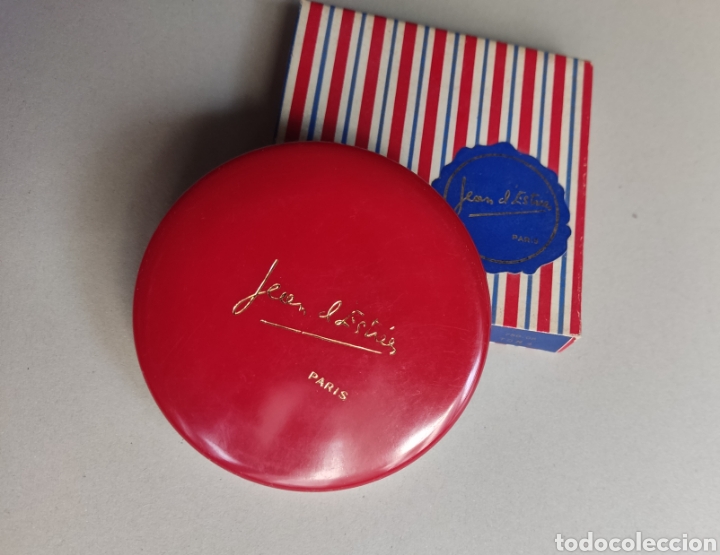 Caixas e caixinhas met&aacute;licas: JEAN D'ESTRESS cr&egrave;me poudre PRESTE (TON 4 ) - caja maquillaje a&ntilde;o 1962