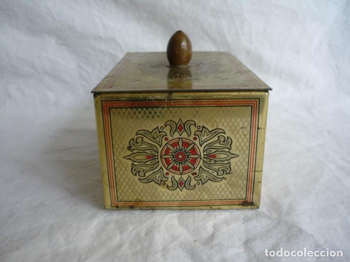 Cajas y cajitas met&aacute;licas: Antigua caja de chapa - Foto 3