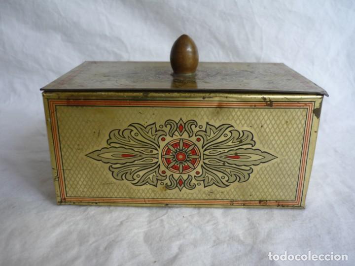 Cajas y cajitas met&aacute;licas: Antigua caja de chapa - Foto 4